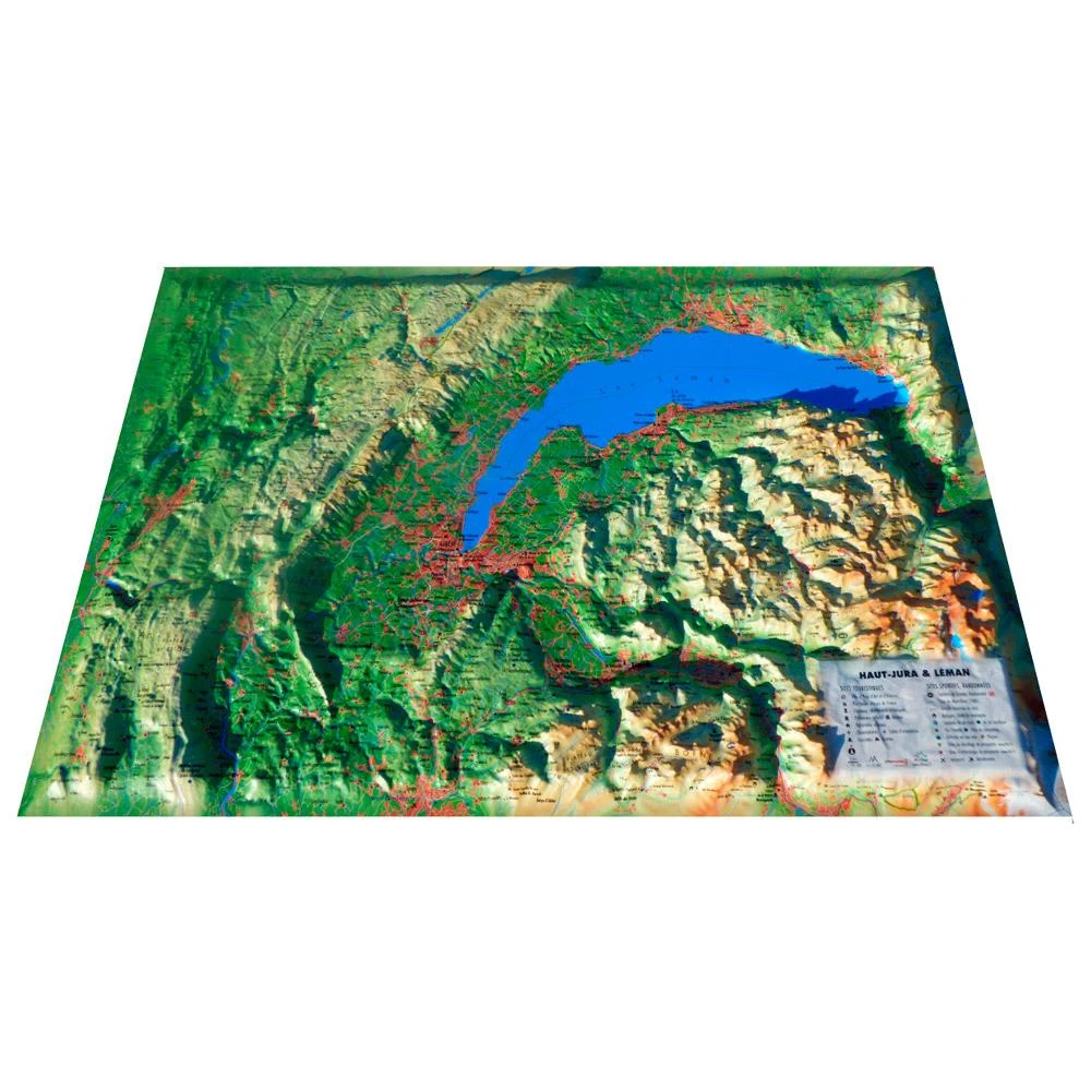 Carte 3D 3DMAP Jura & Léman 3 Carte 3D 3DMAP Jura & Léman