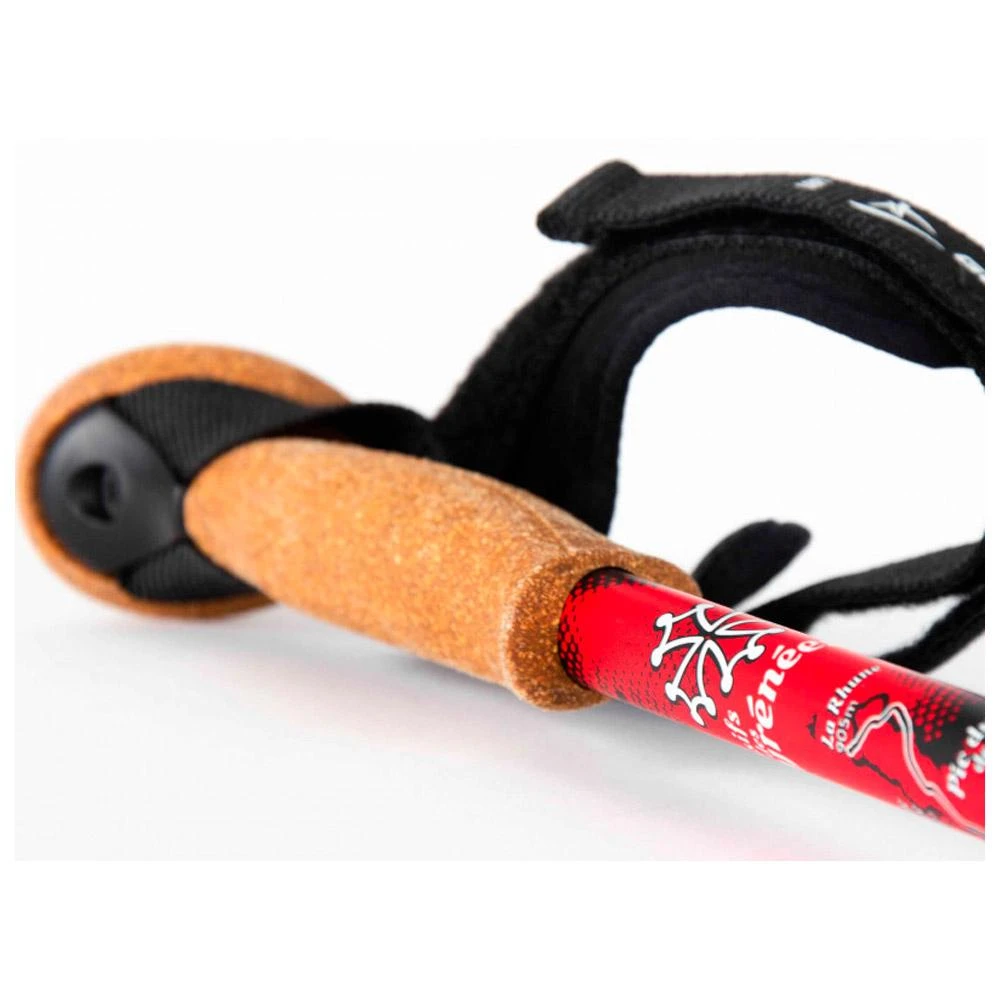 Bâton Guidetti Région Massif Des Pyrénées Noir Rouge 6 Bâton Guidetti Région Massif Des Pyrénées Noir Rouge – Image 4