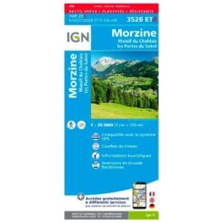 Carte IGN 3528ETR Morzine - Résistante