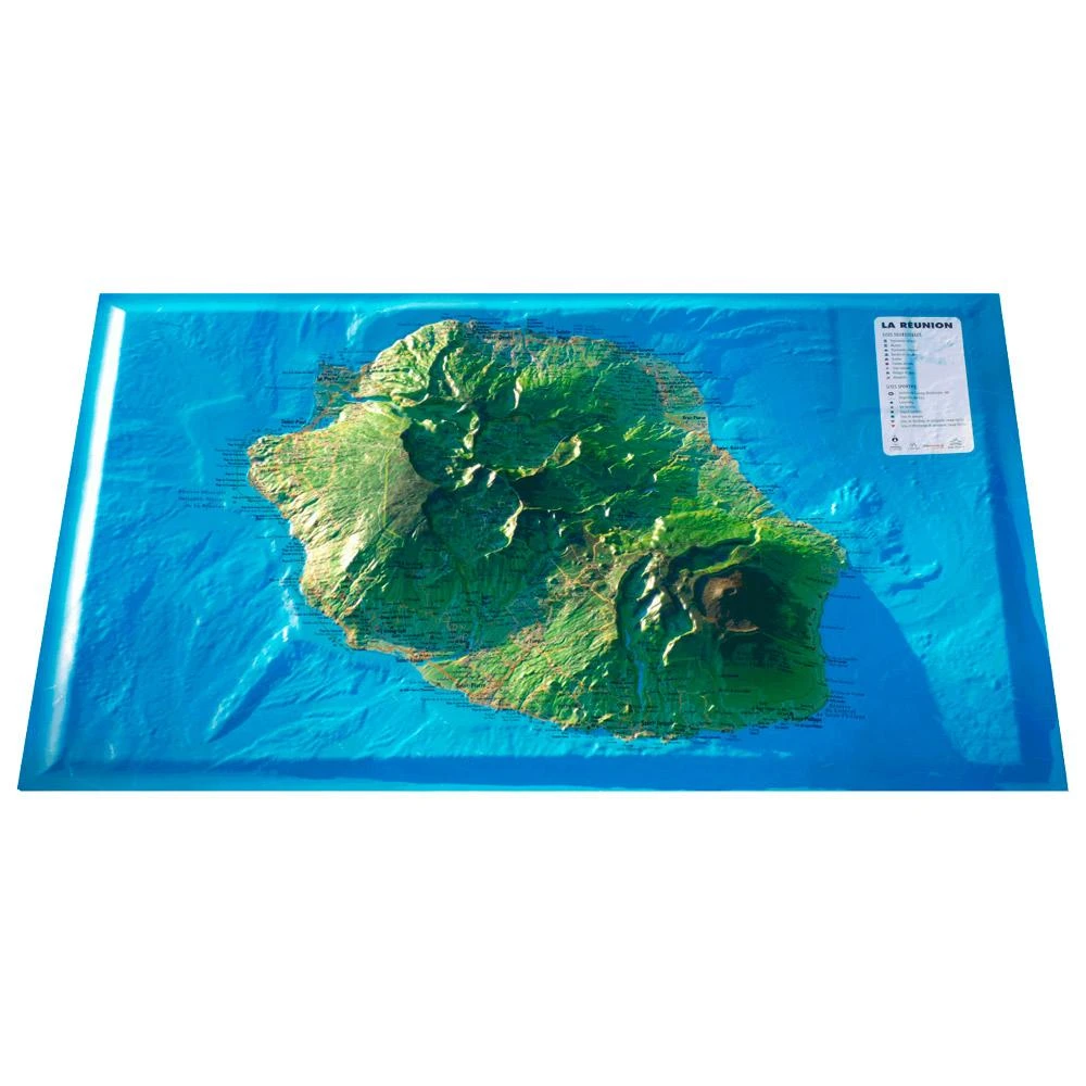 Carte 3D 3DMAP La Réunion 3 Carte 3D 3DMAP La Réunion