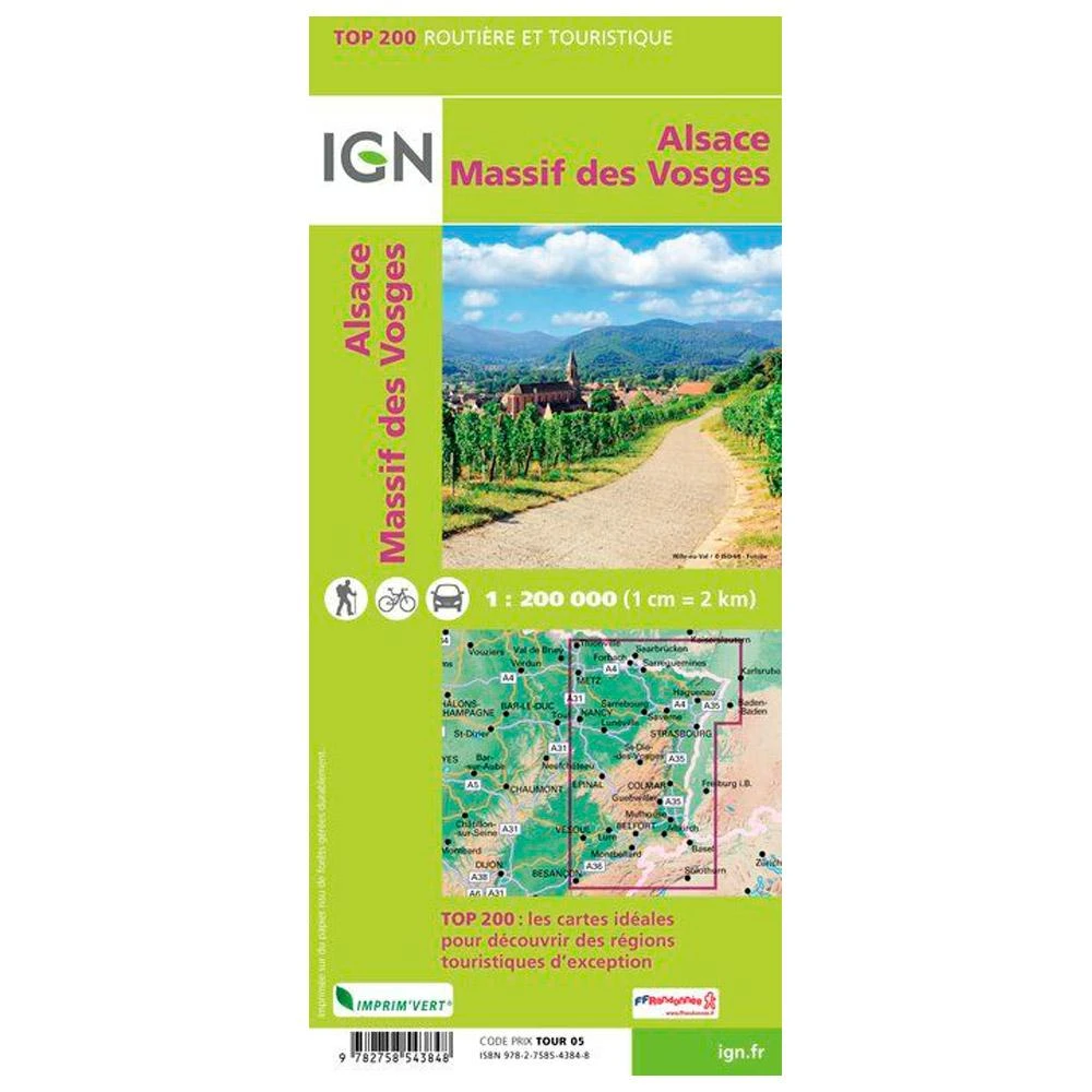Carte IGN Alsace Massif Des Vosges 4 Carte IGN Alsace Massif Des Vosges – Image 2