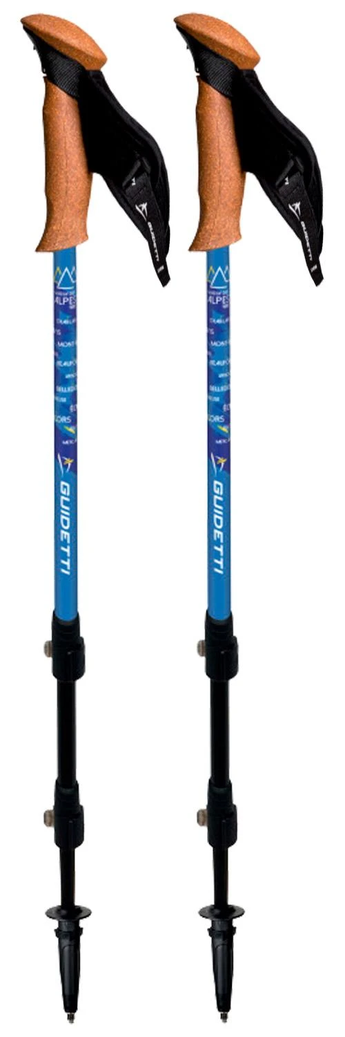 Bâton Guidetti Région Massif Des Alpes Bleu 3 Bâton Guidetti Région Massif Des Alpes Bleu