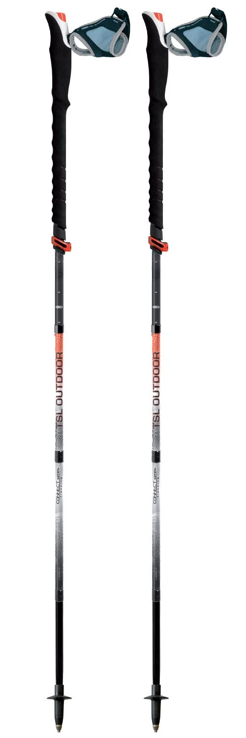 Bâton TSL Connect Carbon 5 Cross Standard Grey Orange 3 Bâton TSL Connect Carbon 5 Cross Standard Grey Orange