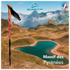Bâton Guidetti Région Massif Des Pyrénées Noir Rouge 20 Bâton Guidetti Région Massif Des Pyrénées Noir Rouge -Thermarest Campement Magasin d7fc1143b552e9ae42bfc8b6088224802ce98808 E23GUIDBAT378890 GUID0714430 907