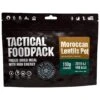 Repas Lyophilisé Tactical Foodpack Pot De Lentilles Marocain 110g