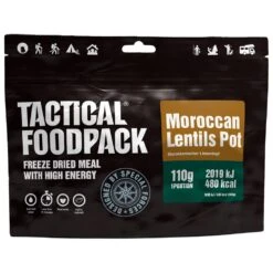 Repas Lyophilisé Tactical Foodpack Pot De Lentilles Marocain 110g